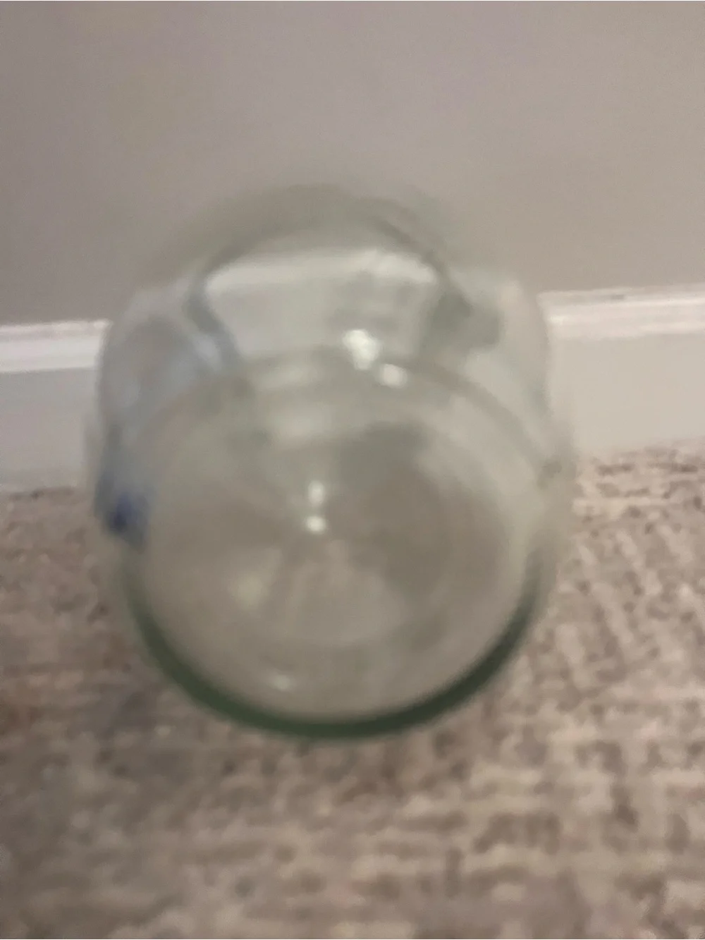 Clear Glass Vase -